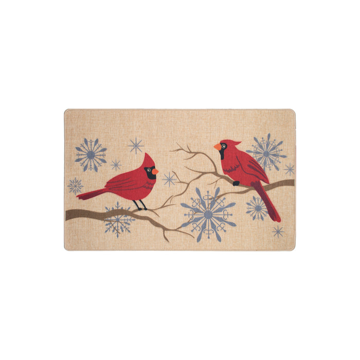 Two Cardinals Doormat