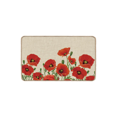 Poppy Flower Doormat
