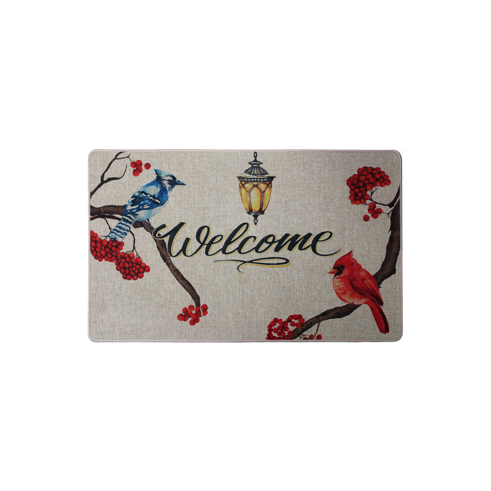 Cardinal BlueJ Doormat