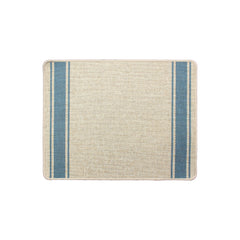 Checker Border Natural & Blue Placemat