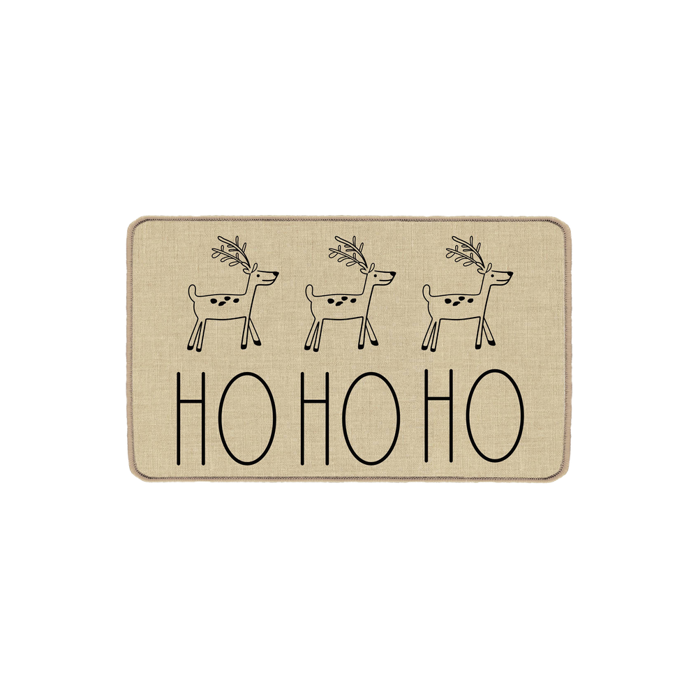 Ho Ho Ho Reindeer Doormat