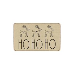 Ho Ho Ho Reindeer Doormat