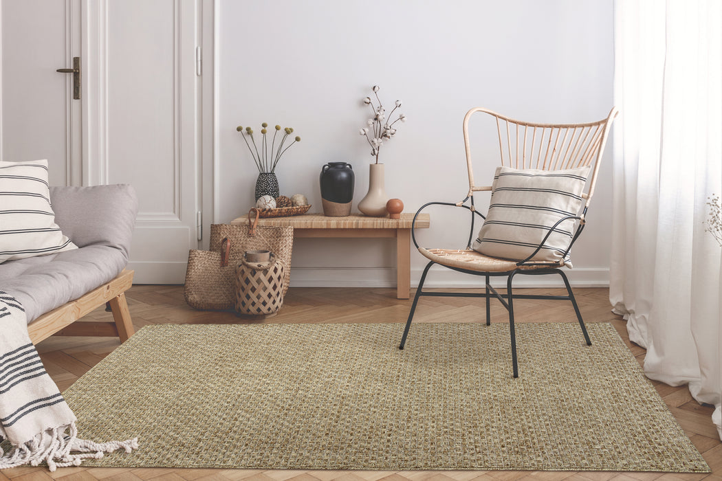 Basket Weave Natural Indoor-Outdoor Area Rug | Avocado Decor