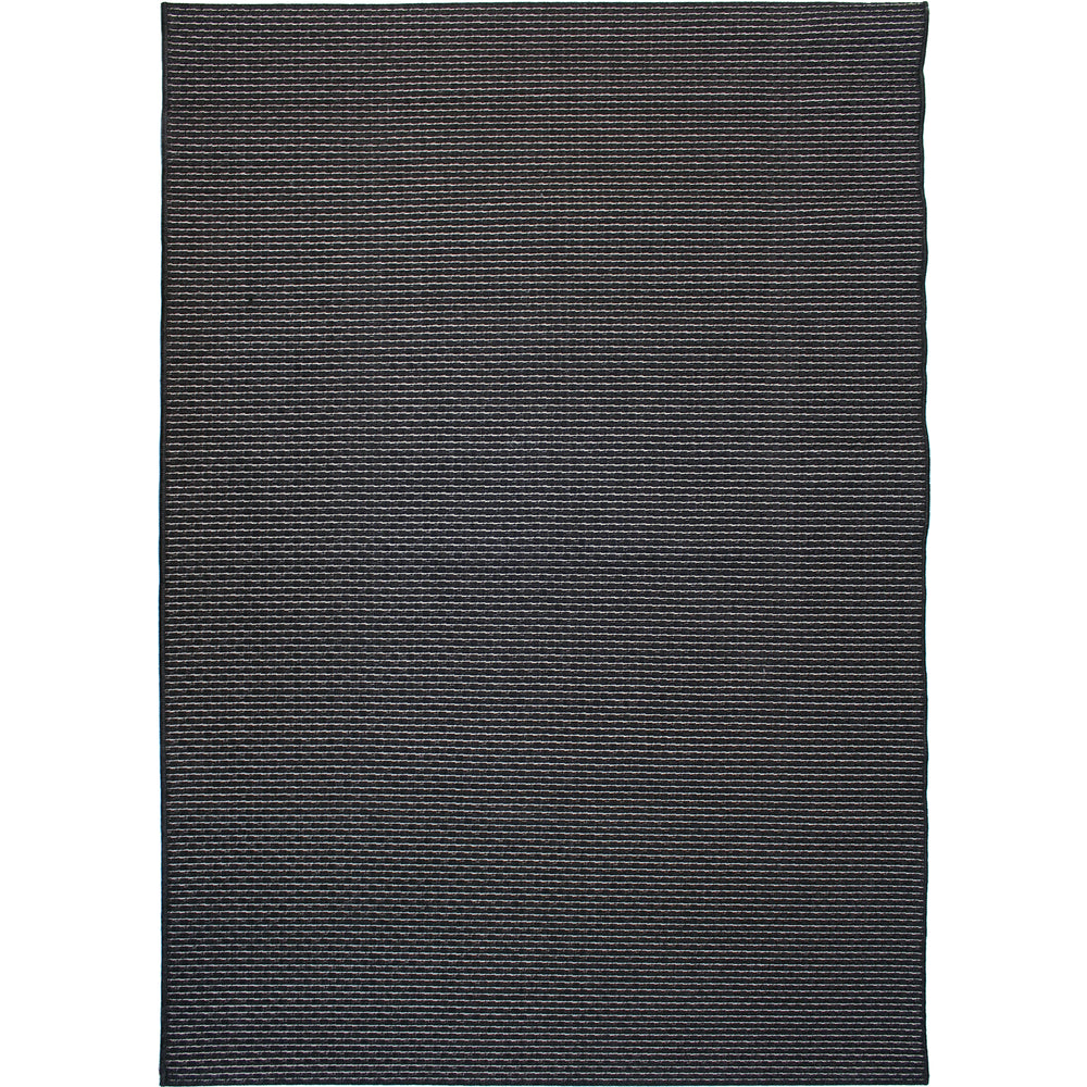 Basket Weave Black Bean Rug