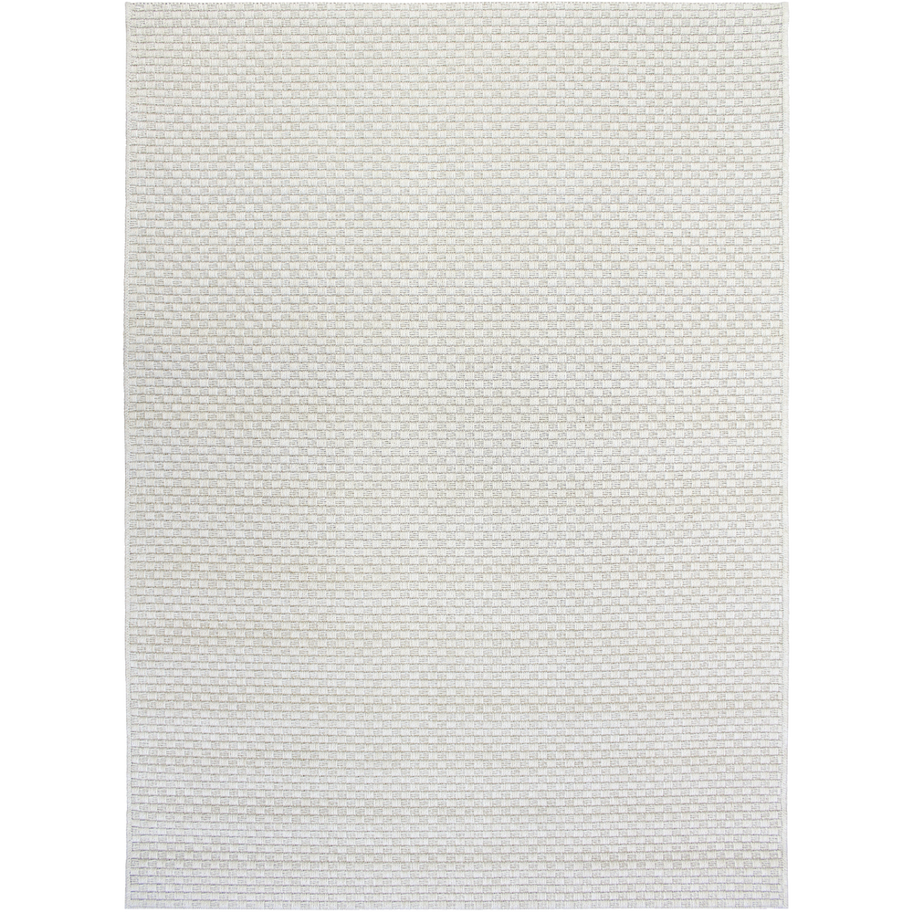 Basket Weave White Swan Rug