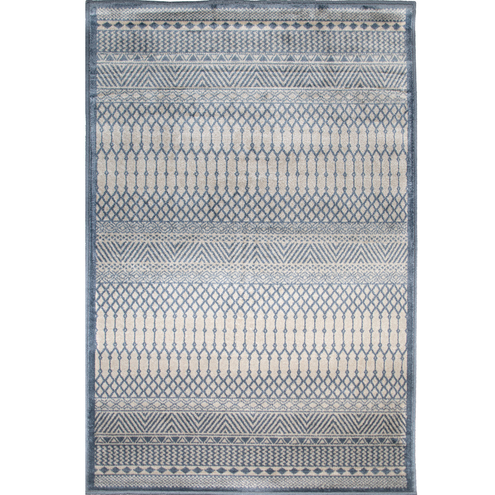 Gaby Ivory & Blue Rug