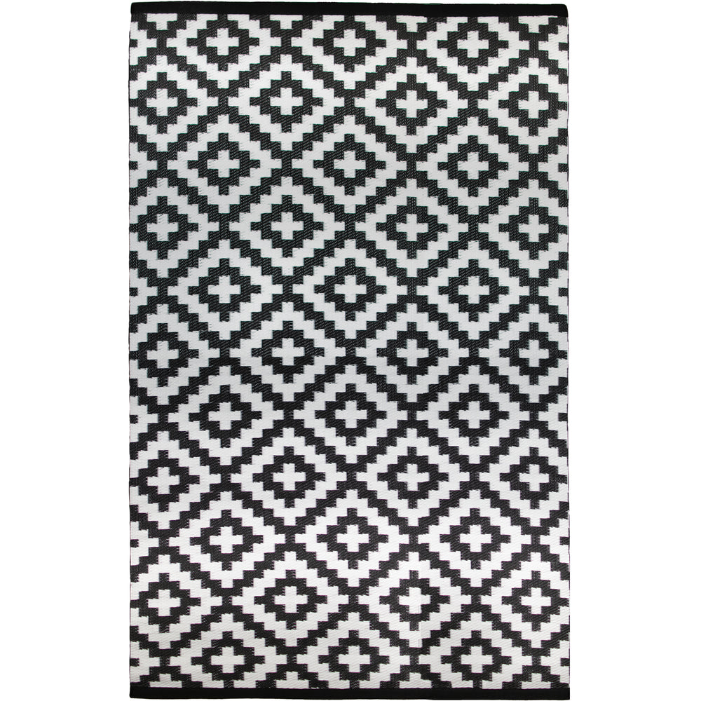 Pixels Black Drop Mat