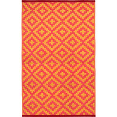 Pixels Orange Drop Mat