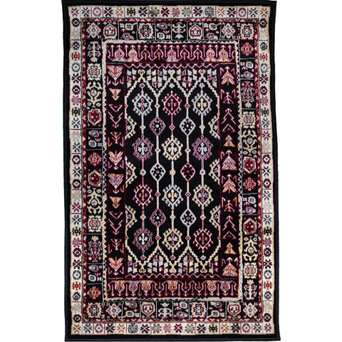 Tribal Black Rug