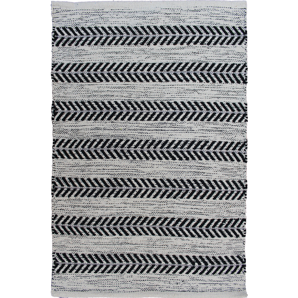 Arrow Black Rug