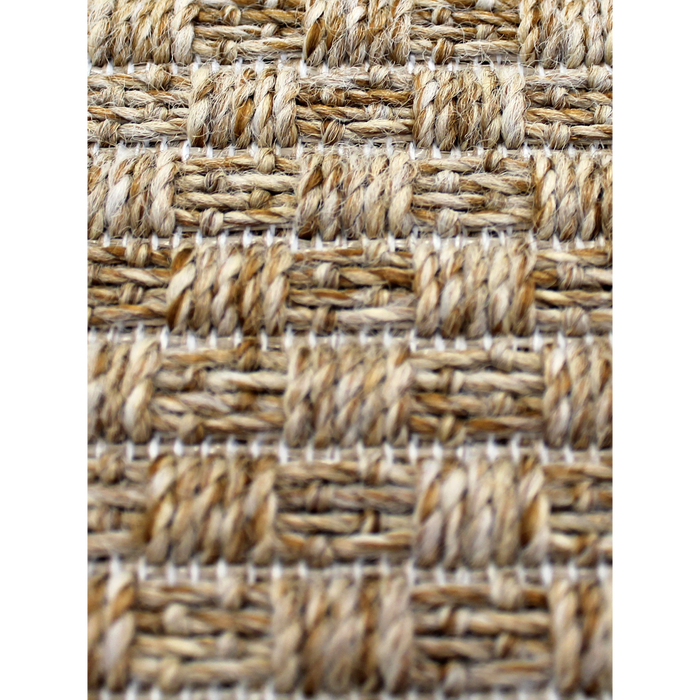 Basket Weave Natural Indoor-Outdoor Area Rug | Avocado Decor