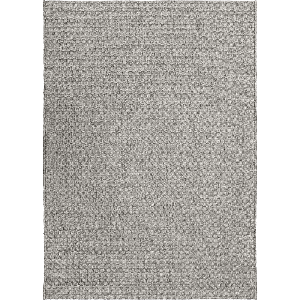 Basket Weave Silver Cloud Rug