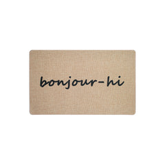 bonjour-hi Doormat