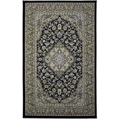 Kirman Black Rug