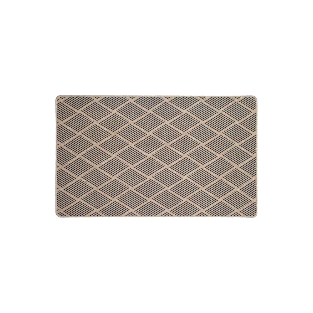 Cadre Natural & Black Doormat