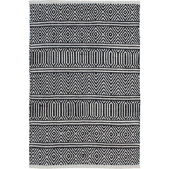 Geo Black Rug