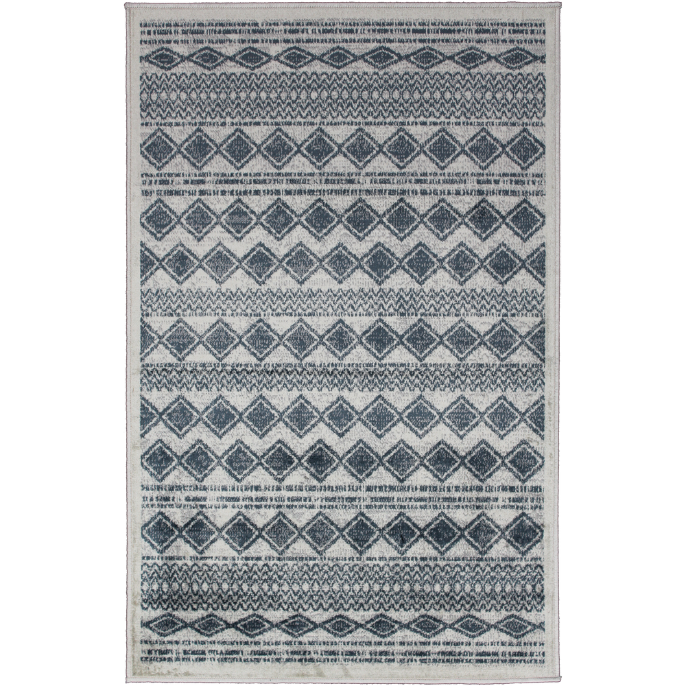 Matrix Ivory & Blue Rug