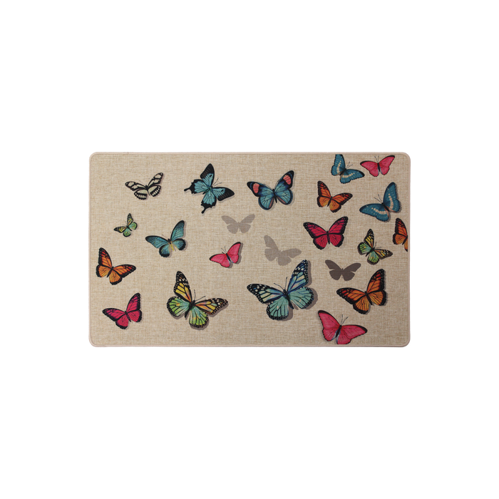Multicolour Butterflies Doormat