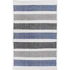 Surf Blue & Gray Rug